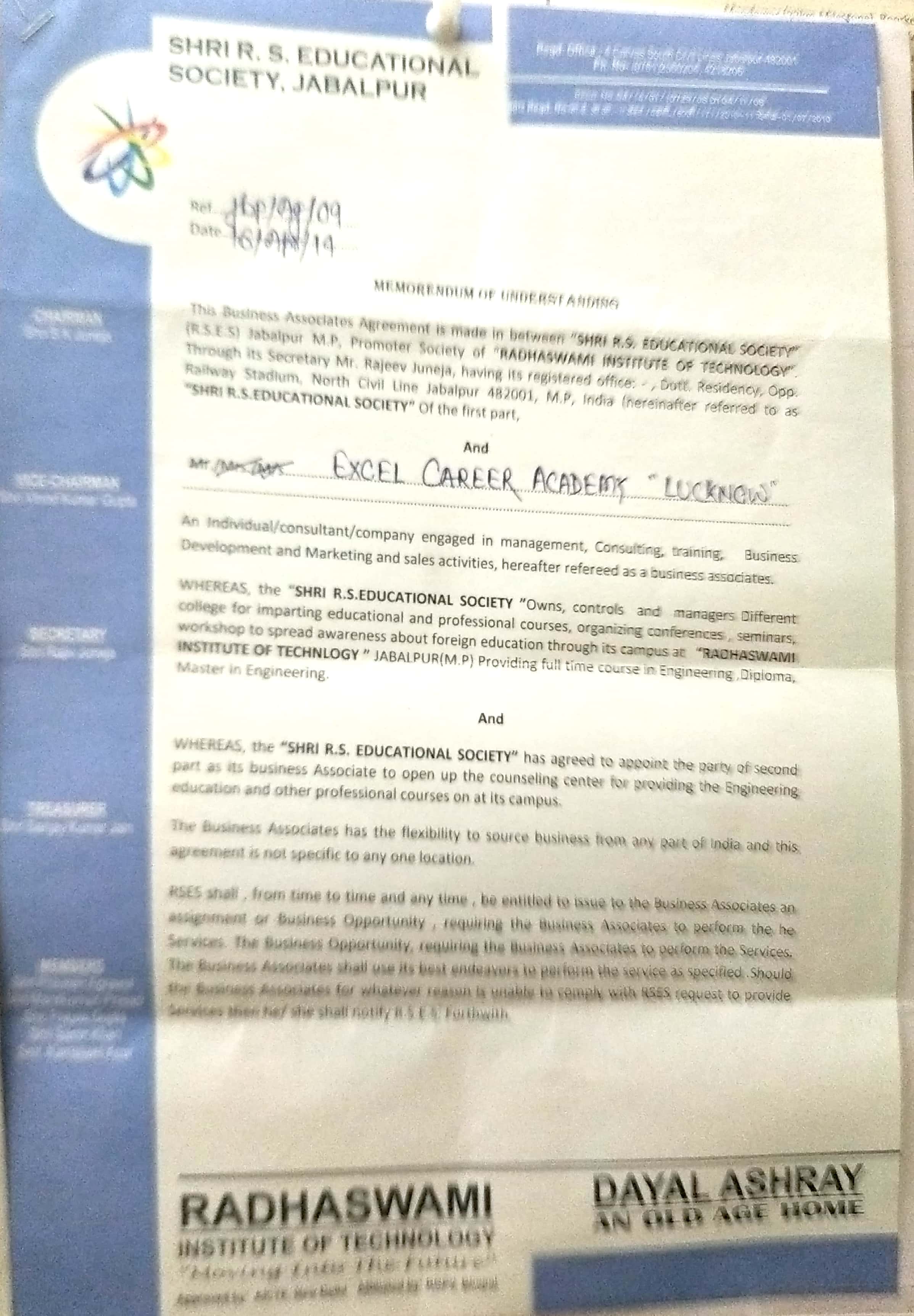 excel career academy lucknow press gallery images
